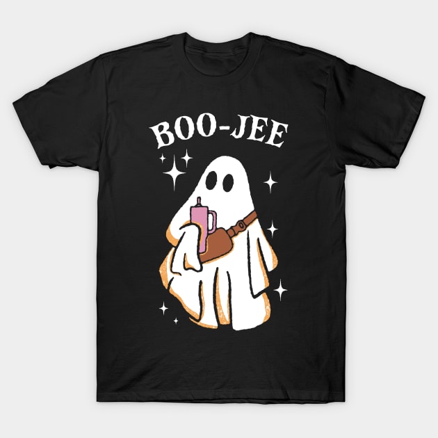 Funny Boo-Jee Spooky Season Ghost Halloween T-Shirt by maddude